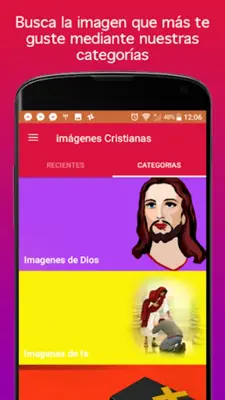 Imagenes cristianas android App screenshot 0